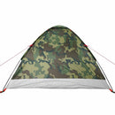 4-personers campingtelt vandtæt kuppel camouflage
