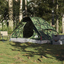 2-personers campingtelt vandtæt kuppel camouflage
