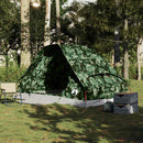 4-personers campingtelt vandtæt kuppel camouflage