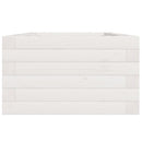 plantekasse 40x40x23 cm massivt fyrretræ hvid