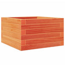 plantekasse 40x40x23 cm massivt fyrretræ gyldenbrun