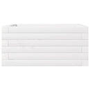 plantekasse 50x50x23 cm massivt fyrretræ hvid