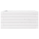 plantekasse 50x50x23 cm massivt fyrretræ hvid