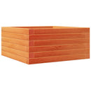 plantekasse 50x50x23 cm massivt fyrretræ gyldenbrun