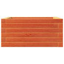 plantekasse 50x50x23 cm massivt fyrretræ gyldenbrun