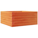 plantekasse 50x50x23 cm massivt fyrretræ gyldenbrun