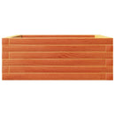 plantekasse 60x60x23 cm massivt fyrretræ gyldenbrun