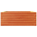 plantekasse 60x60x23 cm massivt fyrretræ gyldenbrun