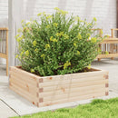plantekasse 70x70x23 cm massivt fyrretræ