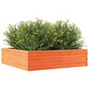 plantekasse 90x90x23 cm massivt fyrretræ gyldenbrun