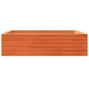 plantekasse 90x90x23 cm massivt fyrretræ gyldenbrun