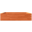 plantekasse 100x100x23 cm massivt fyrretræ gyldenbrun