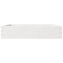 plantekasse 110x110x23 cm massivt fyrretræ hvid