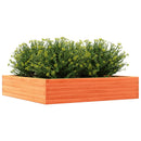 plantekasse 110x110x23 cm massivt fyrretræ gyldenbrun