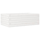 plantekasse 70x40x23 cm massivt fyrretræ hvid