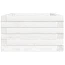 plantekasse 70x40x23 cm massivt fyrretræ hvid