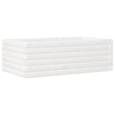 plantekasse 70x40x23 cm massivt fyrretræ hvid