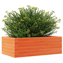 plantekasse 70x40x23 cm massivt fyrretræ gyldenbrun