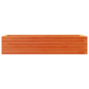 plantekasse 110x40x23 cm massivt fyrretræ gyldenbrun