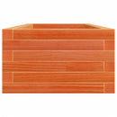 plantekasse 110x40x23 cm massivt fyrretræ gyldenbrun