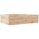 plantekasse 90x60x23 cm massivt fyrretræ