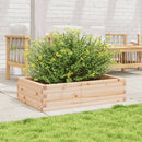 plantekasse 90x60x23 cm massivt fyrretræ