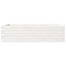 plantekasse 90x60x23 cm massivt fyrretræ hvid