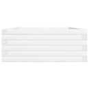 plantekasse 90x60x23 cm massivt fyrretræ hvid