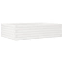 plantekasse 90x60x23 cm massivt fyrretræ hvid