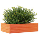 plantekasse 90x60x23 cm massivt fyrretræ gyldenbrun