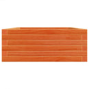 plantekasse 90x60x23 cm massivt fyrretræ gyldenbrun