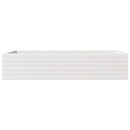 plantekasse 110x60x23 cm massivt fyrretræ hvid