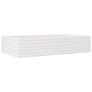 plantekasse 110x60x23 cm massivt fyrretræ hvid