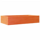 plantekasse 110x60x23 cm massivt fyrretræ gyldenbrun