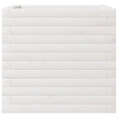 plantekasse 50x50x45,5 cm massivt fyrretræ hvid