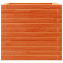 plantekasse 50x50x45,5 cm massivt fyrretræ gyldenbrun
