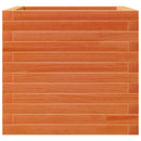 plantekasse 50x50x45,5 cm massivt fyrretræ gyldenbrun