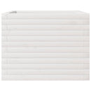 plantekasse 60x60x45,5 cm massivt fyrretræ hvid