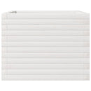plantekasse 60x60x45,5 cm massivt fyrretræ hvid