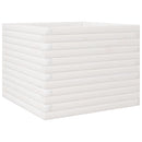 plantekasse 60x60x45,5 cm massivt fyrretræ hvid