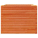plantekasse 60x60x45,5 cm massivt fyrretræ gyldenbrun
