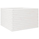 plantekasse 70x70x45,5 cm massivt fyrretræ hvid