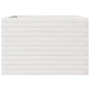 plantekasse 70x70x45,5 cm massivt fyrretræ hvid