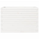 plantekasse 70x40x45,5 cm massivt fyrretræ hvid