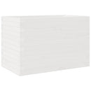 plantekasse 70x40x45,5 cm massivt fyrretræ hvid