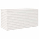 plantekasse 90x40x45,5 cm massivt fyrretræ hvid