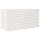plantekasse 90x40x45,5 cm massivt fyrretræ hvid