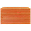 plantekasse 90x40x45,5 cm massivt fyrretræ gyldenbrun