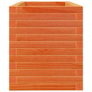 plantekasse 90x40x45,5 cm massivt fyrretræ gyldenbrun