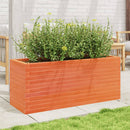 plantekasse 110x40x45,5 cm massivt fyrretræ gyldenbrun